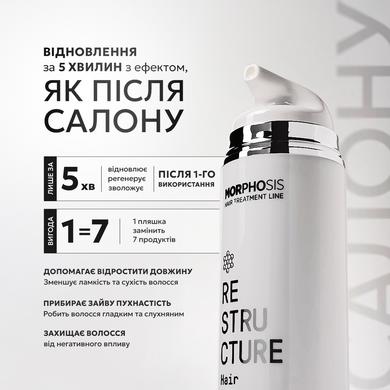 Framesi Morphosis Restructure Hair Beauty Elixir 150ml &mdash; преміальний еліксир для глибокого відновлення пошкодженого волосся A03569 фото