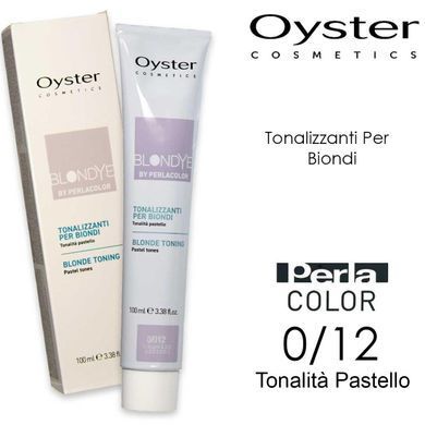 OYSTER BLONDYE TONALIZZANTE Тонуюча фарба для волосся 0/12, 100 мл 8021694058094 фото