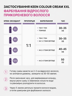 KEEN аммиачная краска для волос с молочными протеинами Be Keen on Hair Colour Cream XXL 69100000-777 фото