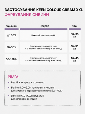 KEEN аммиачная краска для волос с молочными протеинами Be Keen on Hair Colour Cream XXL 69100000-777 фото