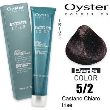 OYSTER Фарба для волосся Perlacolor 5/2 фіолетовий світло-каштановий, 100 мл. copy_OYCC03100502 фото