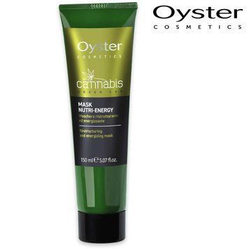 OYSTER CANNABIS Mask NUTRI-ENERGY - маленька Маска, що відновлює з канабісом, 150 мл. 8021694049474 фото