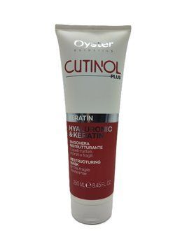 OYSTER CUTINOL PLUS HAIR RITUAL KERATIN Маска для відновлення пошкодженого та пористого волосся, 250 мл. 8021694400312 фото