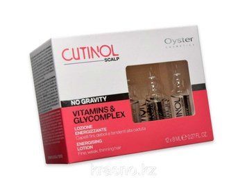 OYSTER CUTINOL NO GRAVITY Ампули-лосьйон проти випадання волосся, 12*8 мл 8021694081542 фото