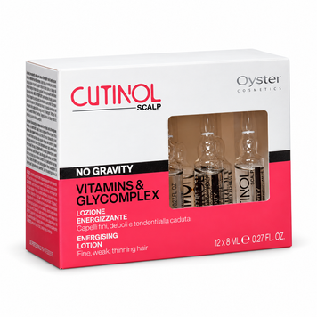 OYSTER CUTINOL NO GRAVITY Ампулы-лосьон против выпадения волос, 12*8 мл 8021694081542 фото
