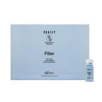 Kaaral Filler лосьон-реконструктор с кератином и гиалуроновой кислотой для обезвоженных, вялых и склонных к ломкости волос, 12*10 мл 1260 фото