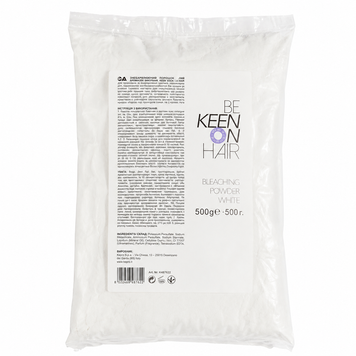KEEN Bleaching powder White - Блондинуючий білий порошок для всіх технік освітлення 500грам 69405707 фото