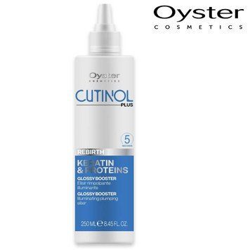 OYSTER CUTINOL rebirth glossy booster - Еліксир бустер для реконструкції волосся, 250 мл 8021694076456 фото