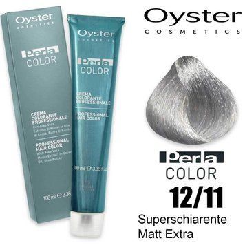 OYSTER Фарба для волосся Perlacolor 12/11 суперосвітлювальний матовий екстра, 100 мл. copy_OYCC03101211 фото